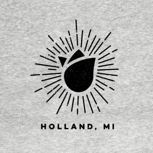 Holland Tulip Time (black) T-Shirt